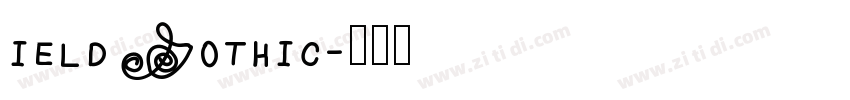 ield Gothic字体转换
